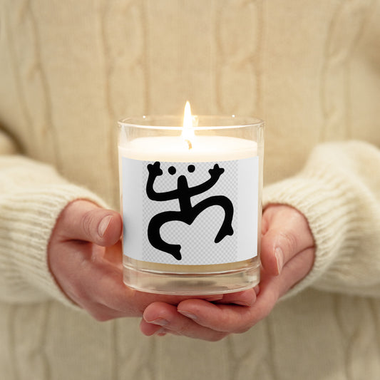 Coqui Taino Glass jar soy wax candle