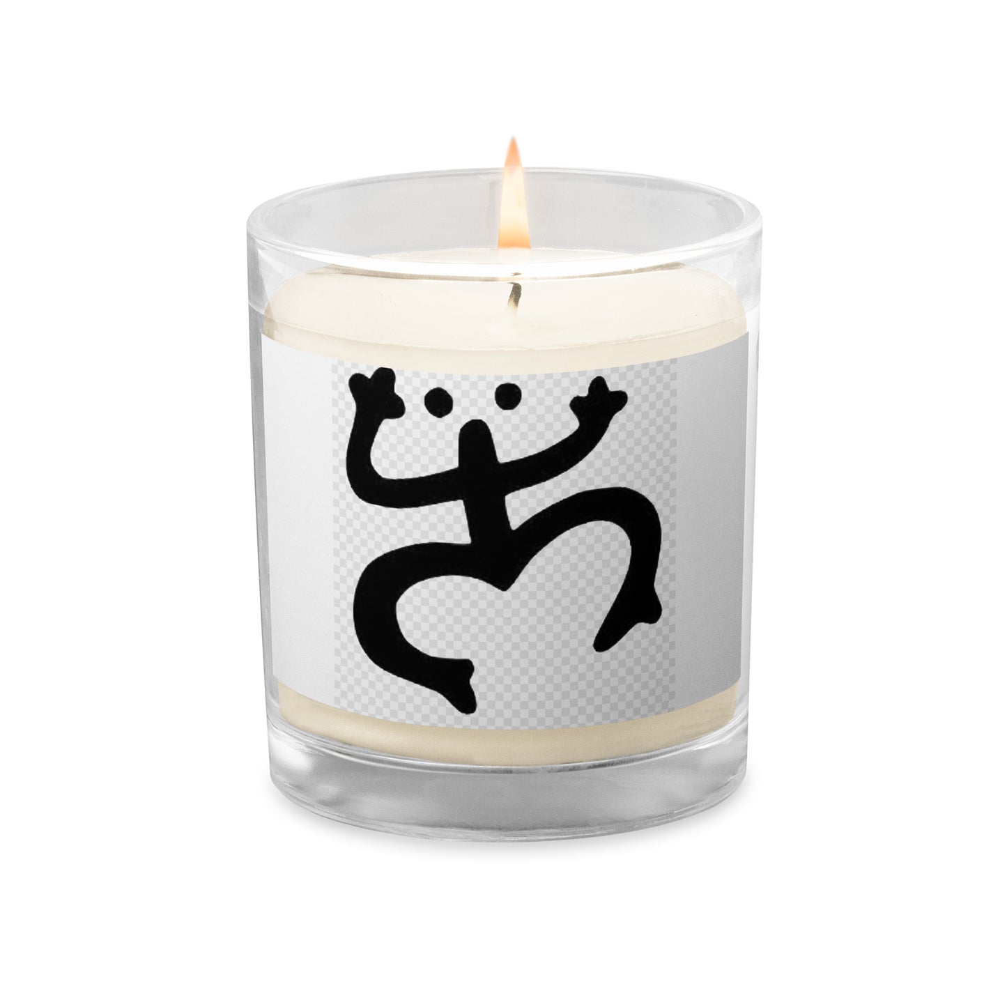 Coqui Taino Glass jar soy wax candle