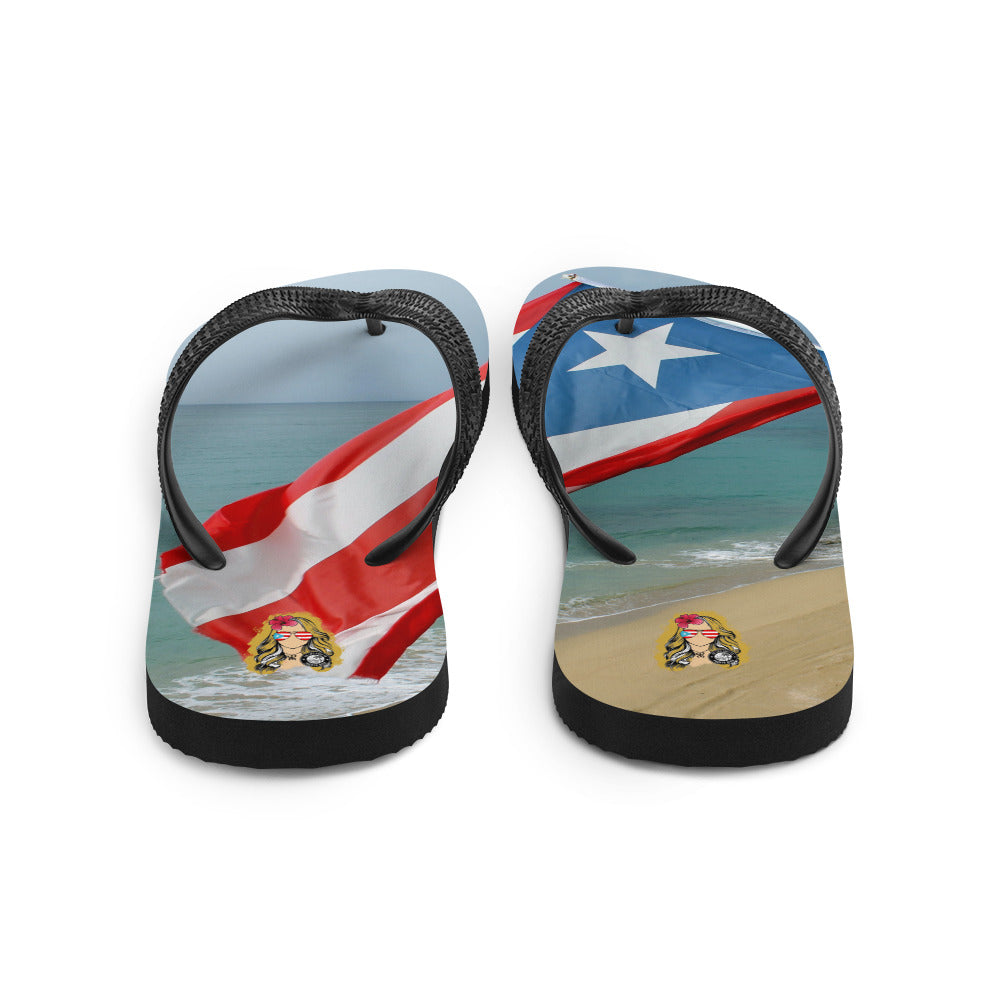Puerto Rico Conmigo Flip-Flops