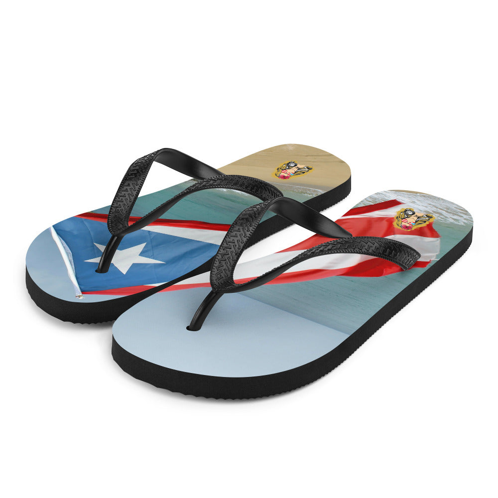 Puerto Rico Conmigo Flip-Flops