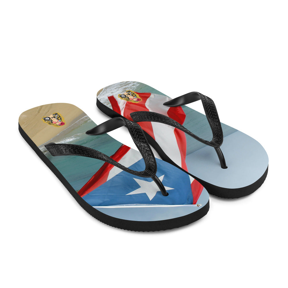Puerto Rico Conmigo Flip-Flops