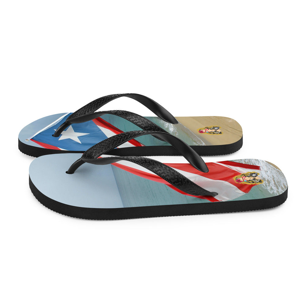 Puerto Rico Conmigo Flip-Flops