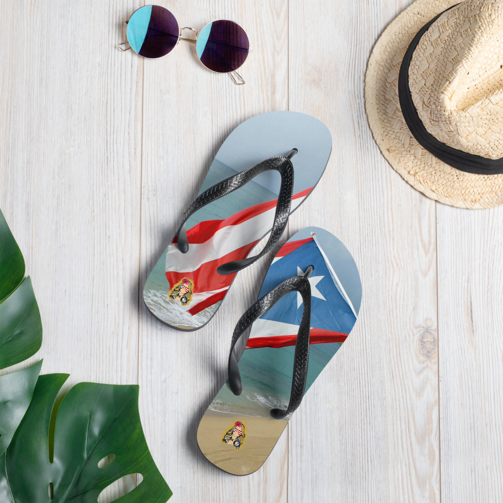 Puerto Rico Conmigo Flip-Flops