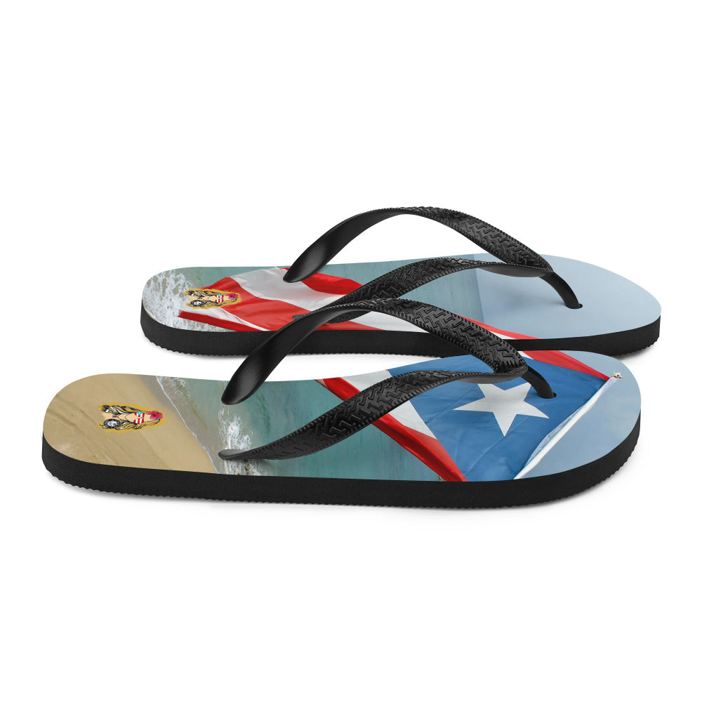 Puerto Rico Conmigo Flip-Flops