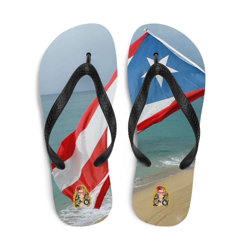 Puerto Rico Conmigo Flip-Flops