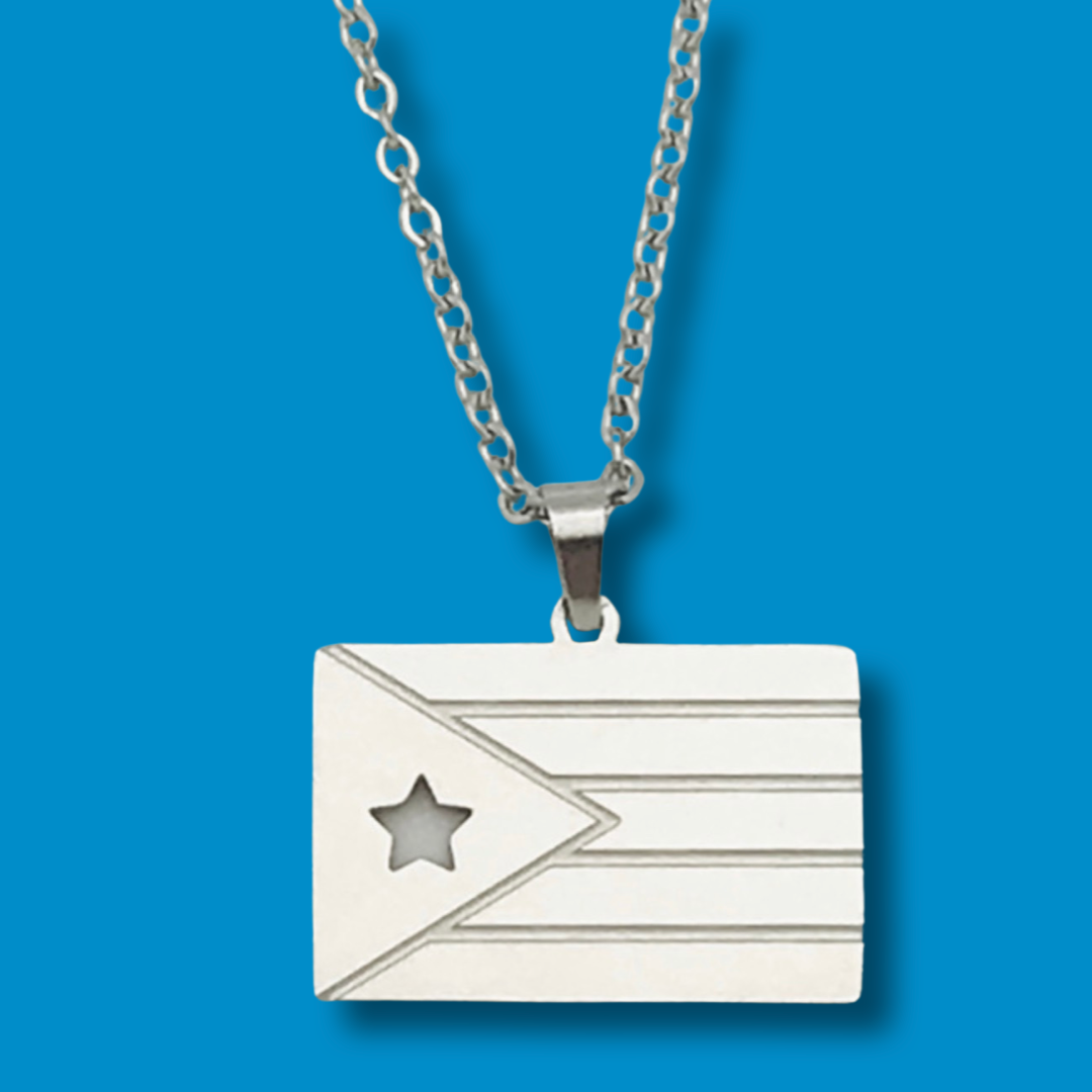 Bandera PR Gris
