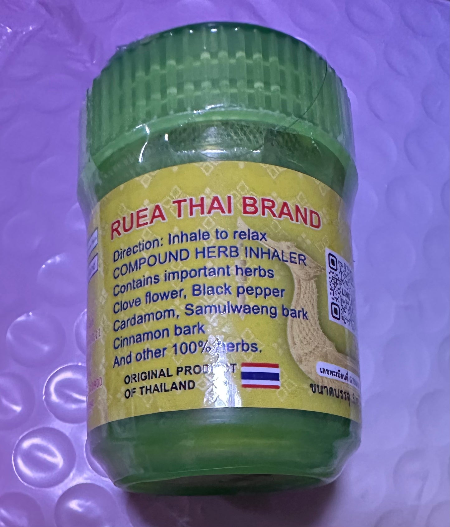 Ruea Traditional Thai Herbal Inhaler