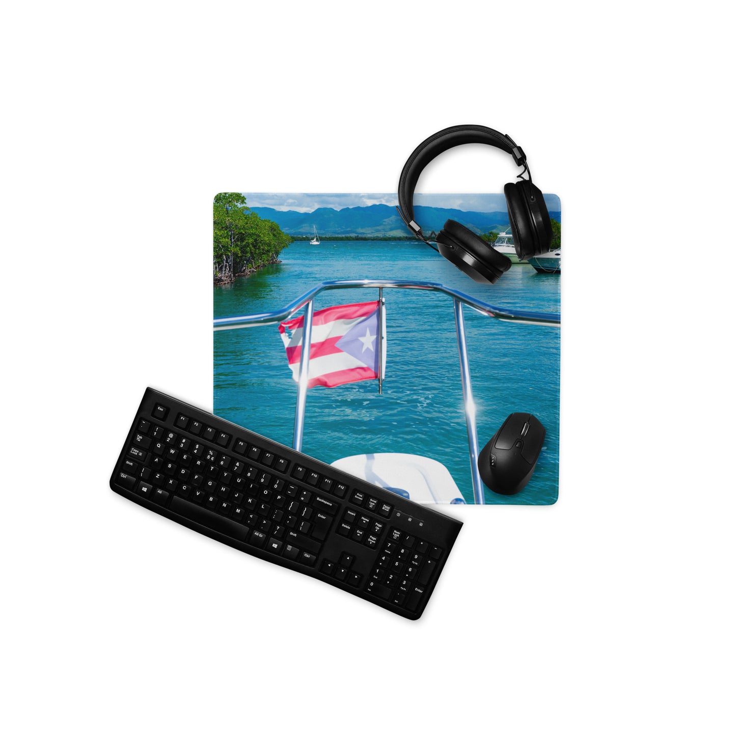 Puerto Rico Conmigo Gaming mouse pad