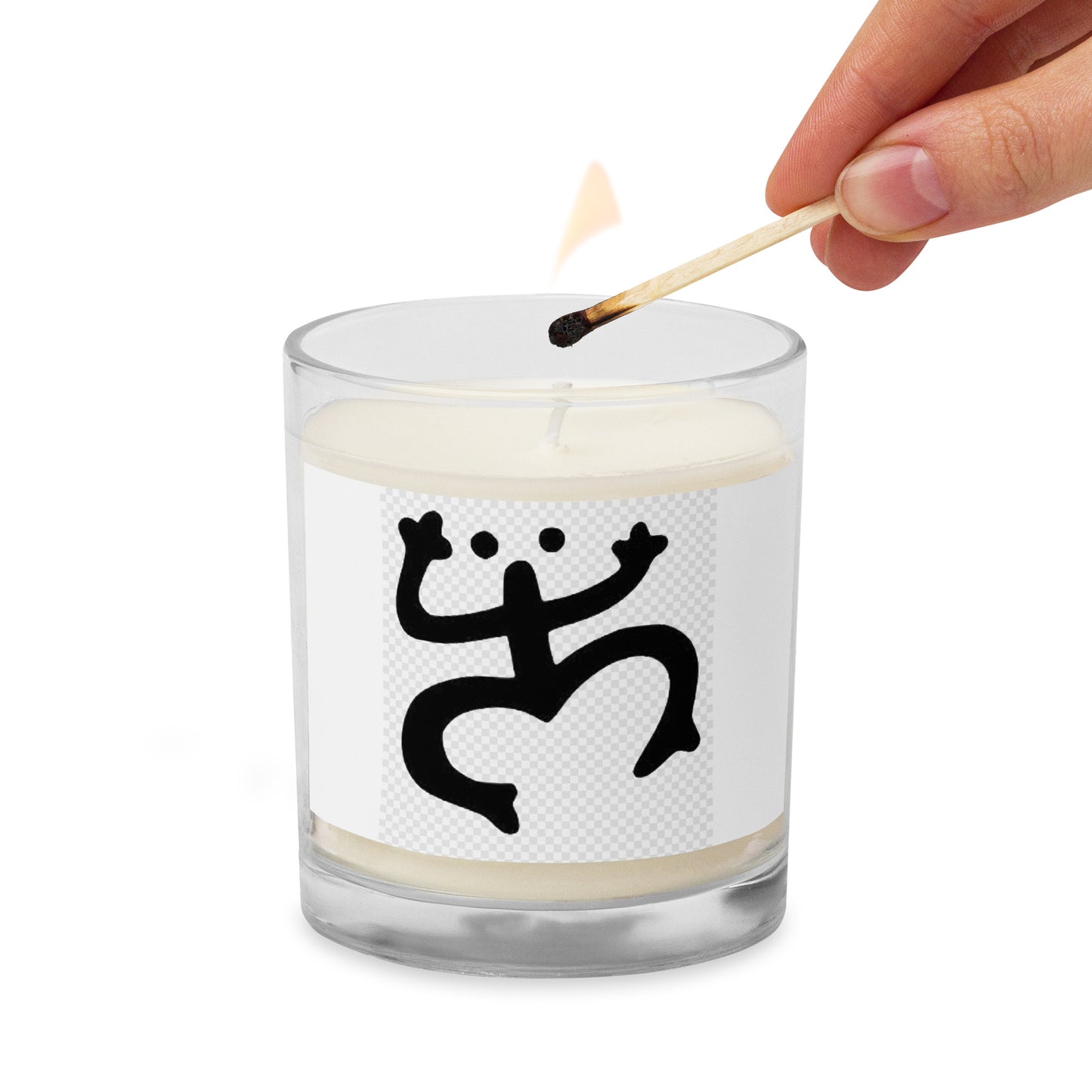Coqui Taino Glass jar soy wax candle