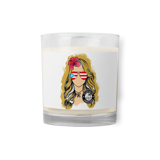 Yo Soy Yoly PR Glass jar soy wax candle