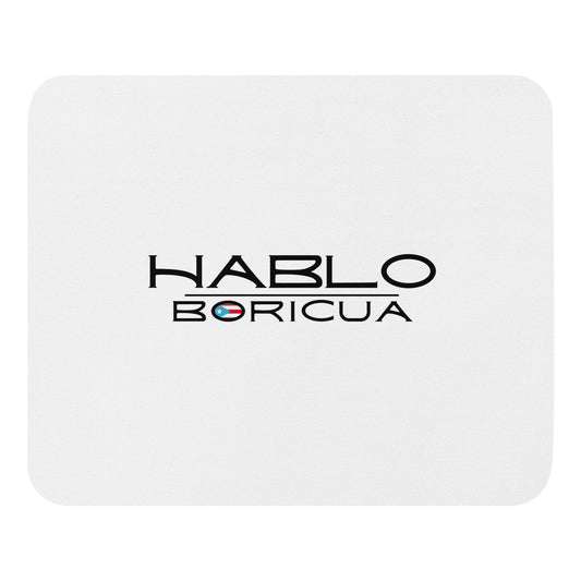 Hablo Boricua Mouse pad