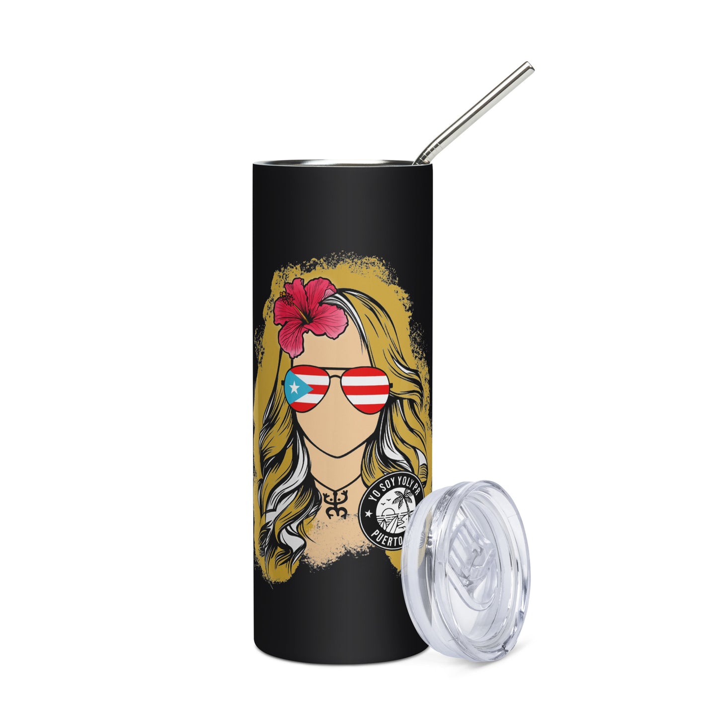 Yo Soy Yoly PR Stainless steel tumbler