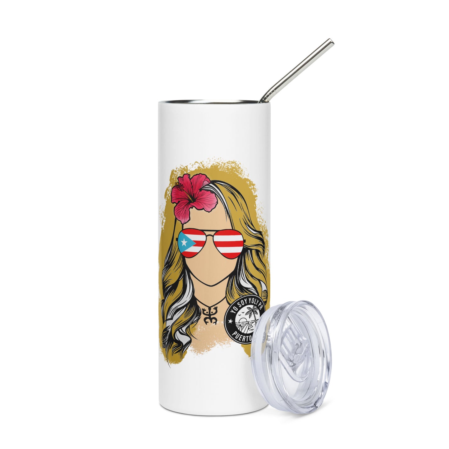 Yo Soy Yoly PR Stainless steel tumbler