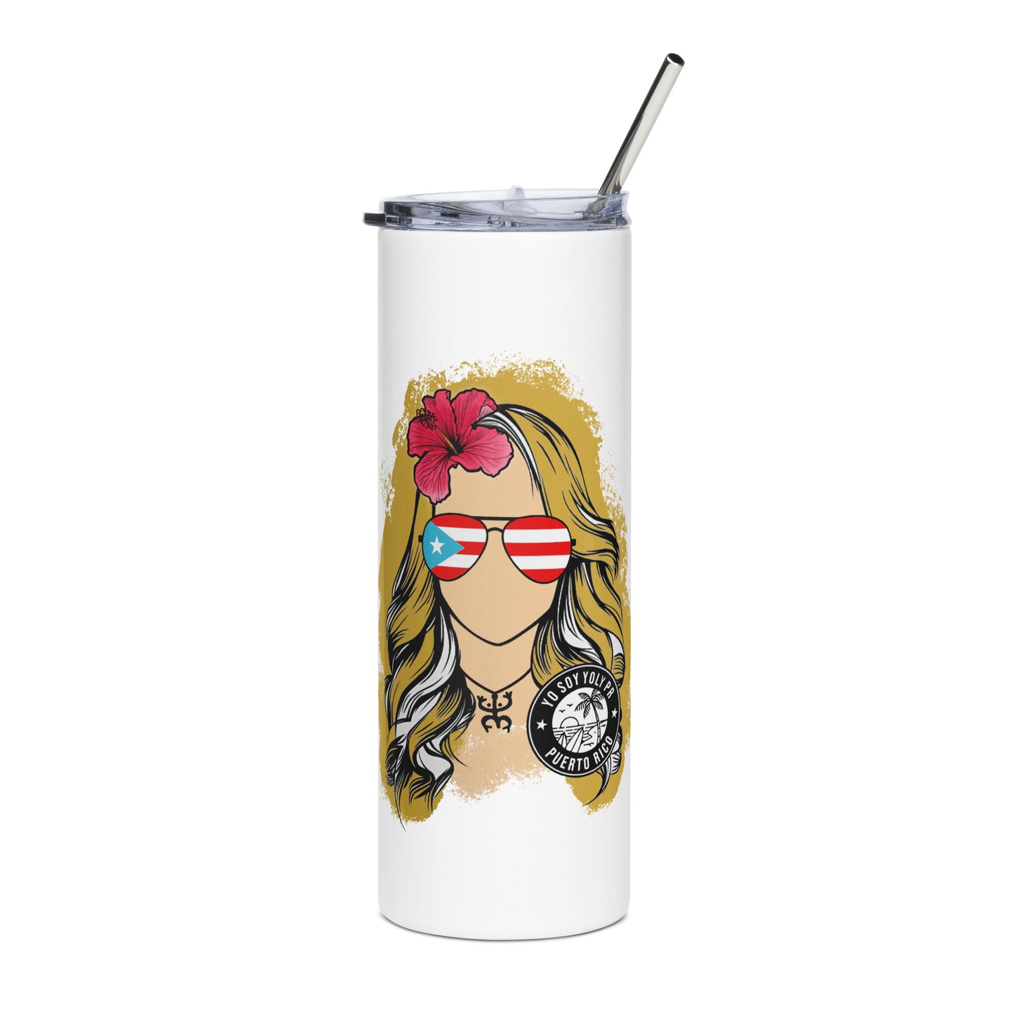 Yo Soy Yoly PR Stainless steel tumbler