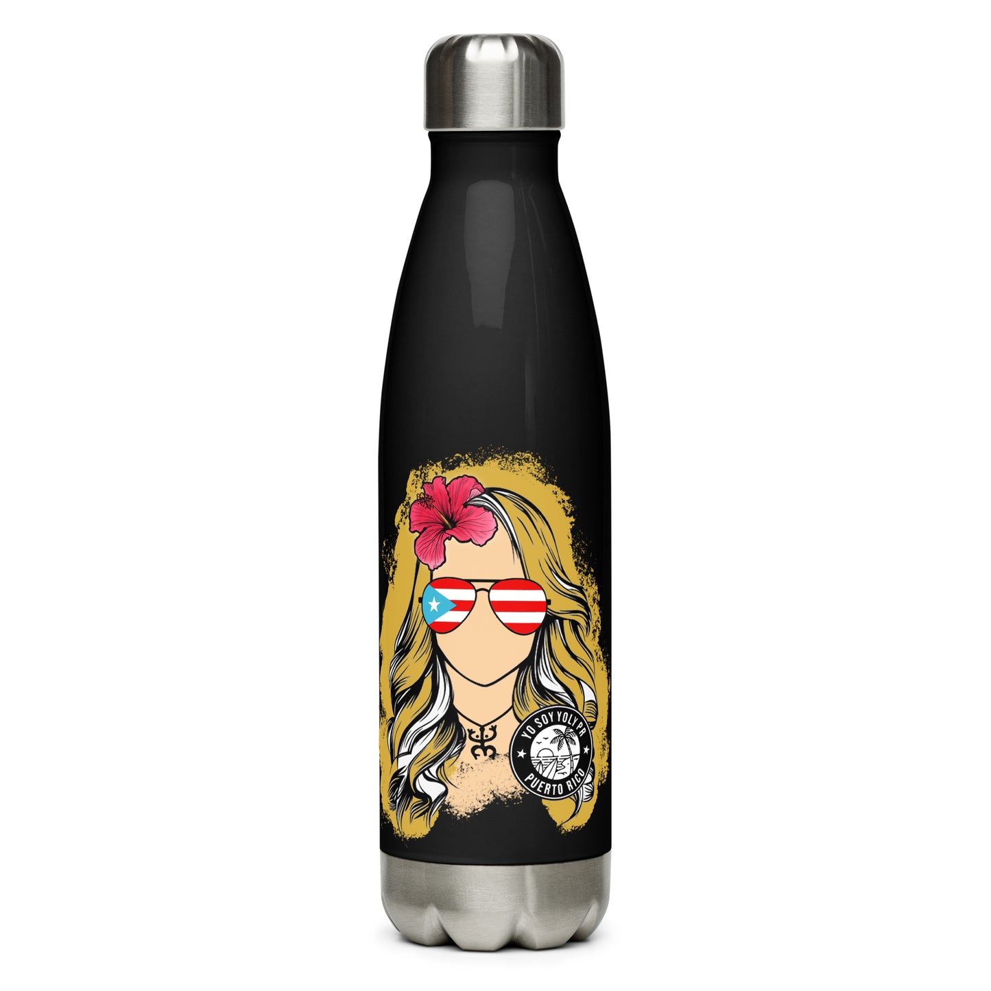 Yo Soy Yoly PR Stainless Steel Water Bottle