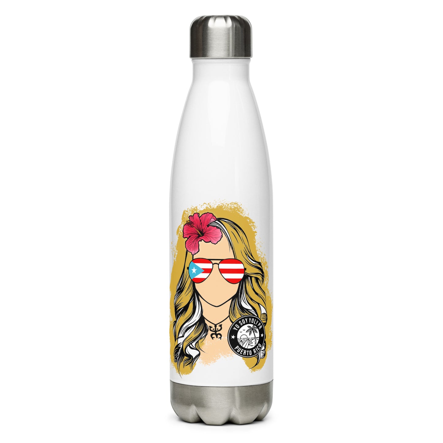 Yo Soy Yoly PR Stainless Steel Water Bottle