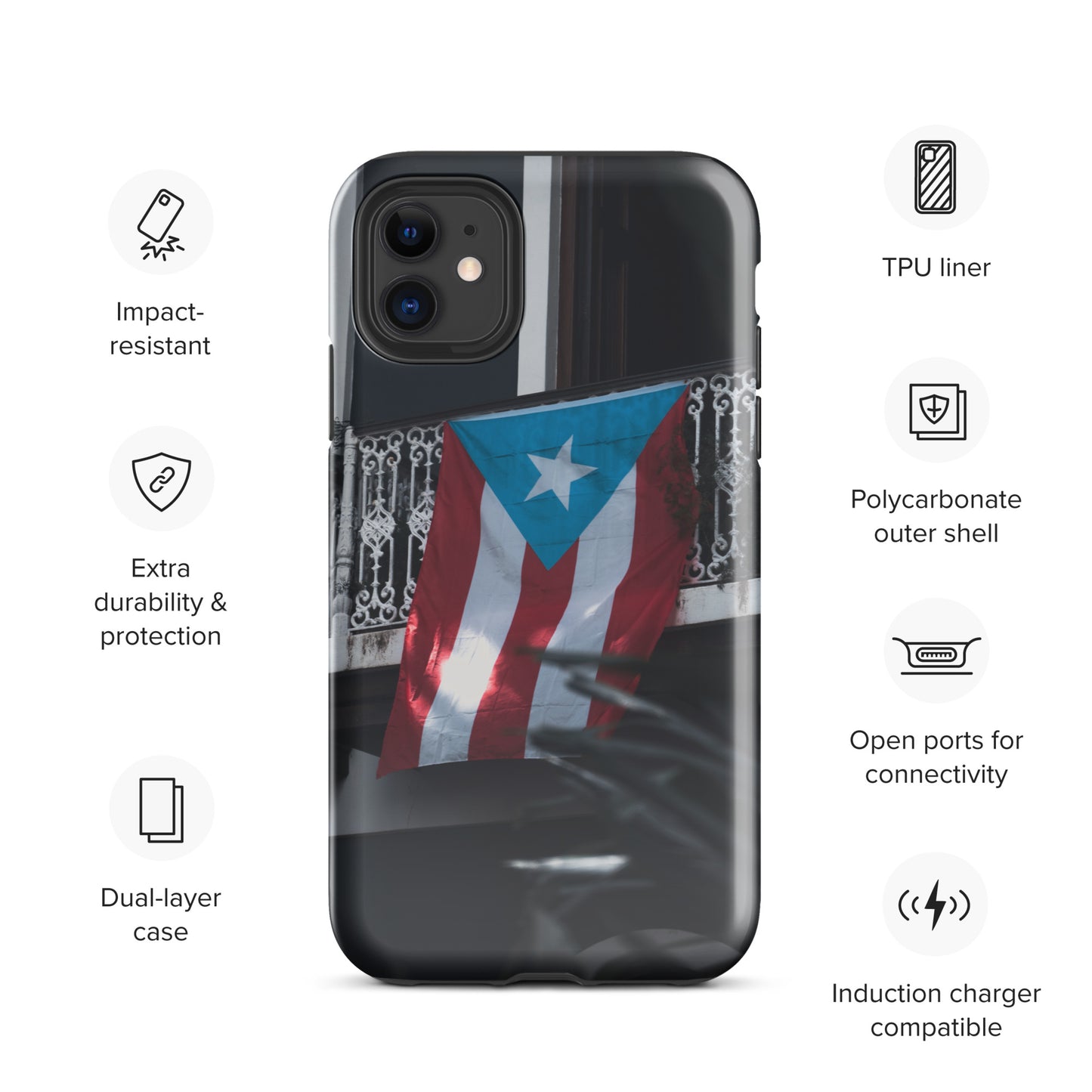 Puerto Rico Conmigo Tough Case for iPhone®