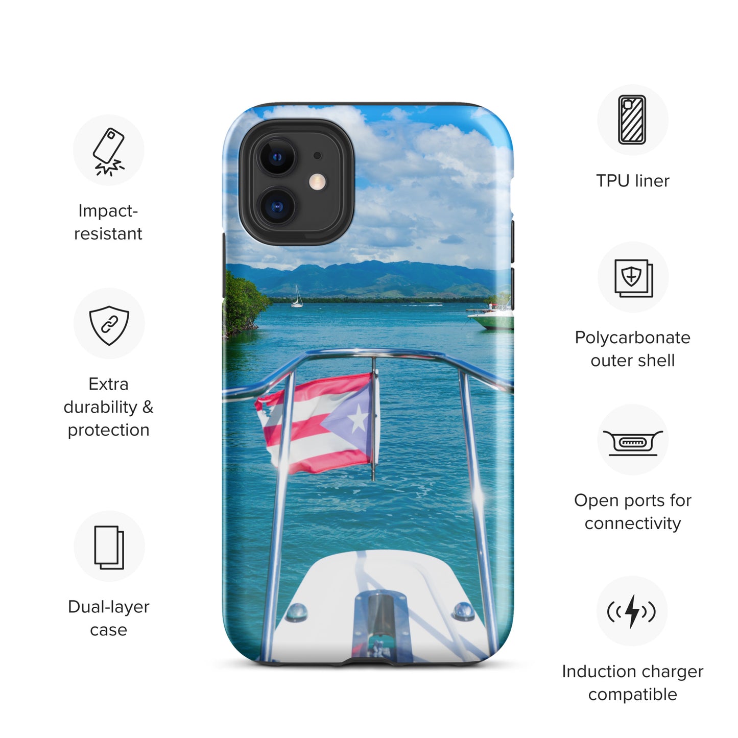 Puerto Rico Conmigo Tough Case for iPhone®