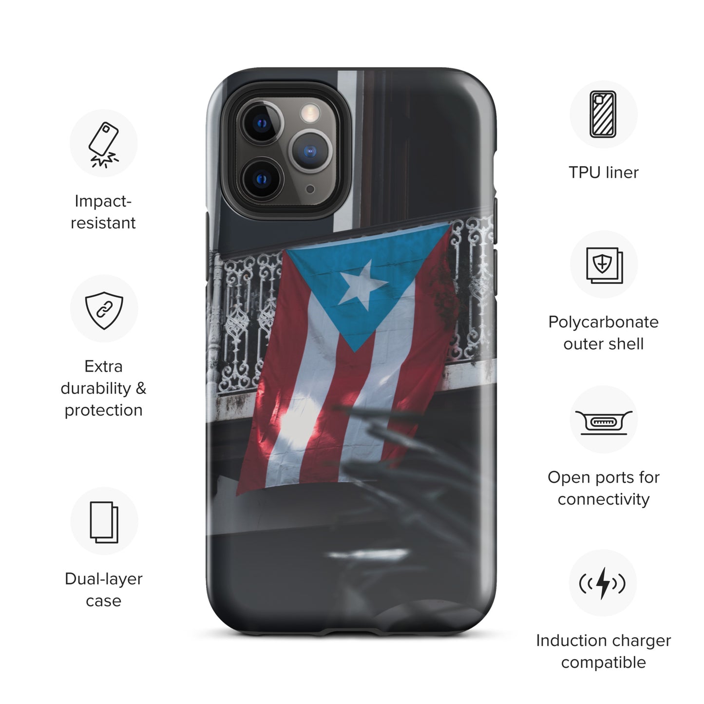 Puerto Rico Conmigo Tough Case for iPhone®