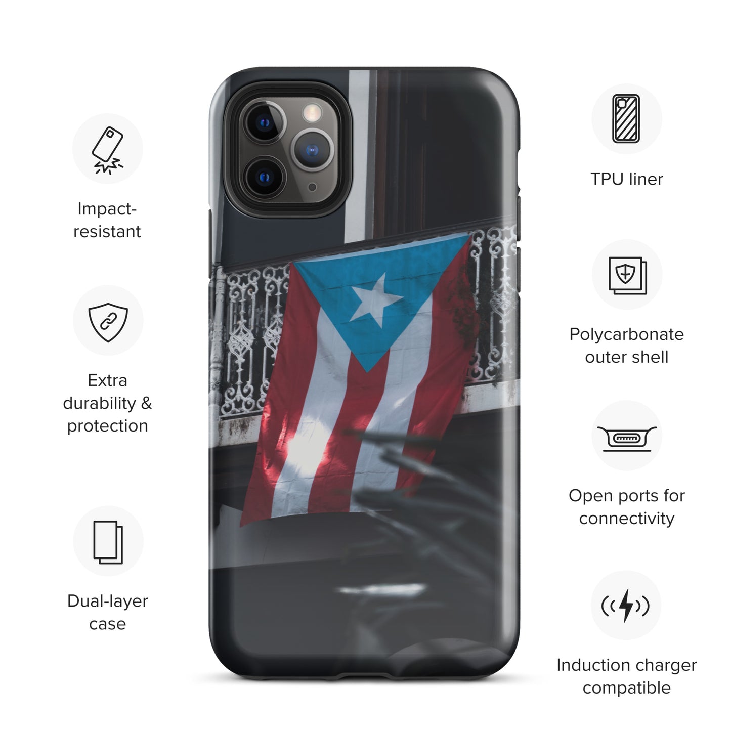 Puerto Rico Conmigo Tough Case for iPhone®