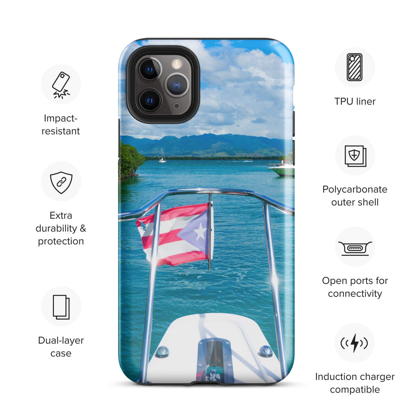 Puerto Rico Conmigo Tough Case for iPhone®