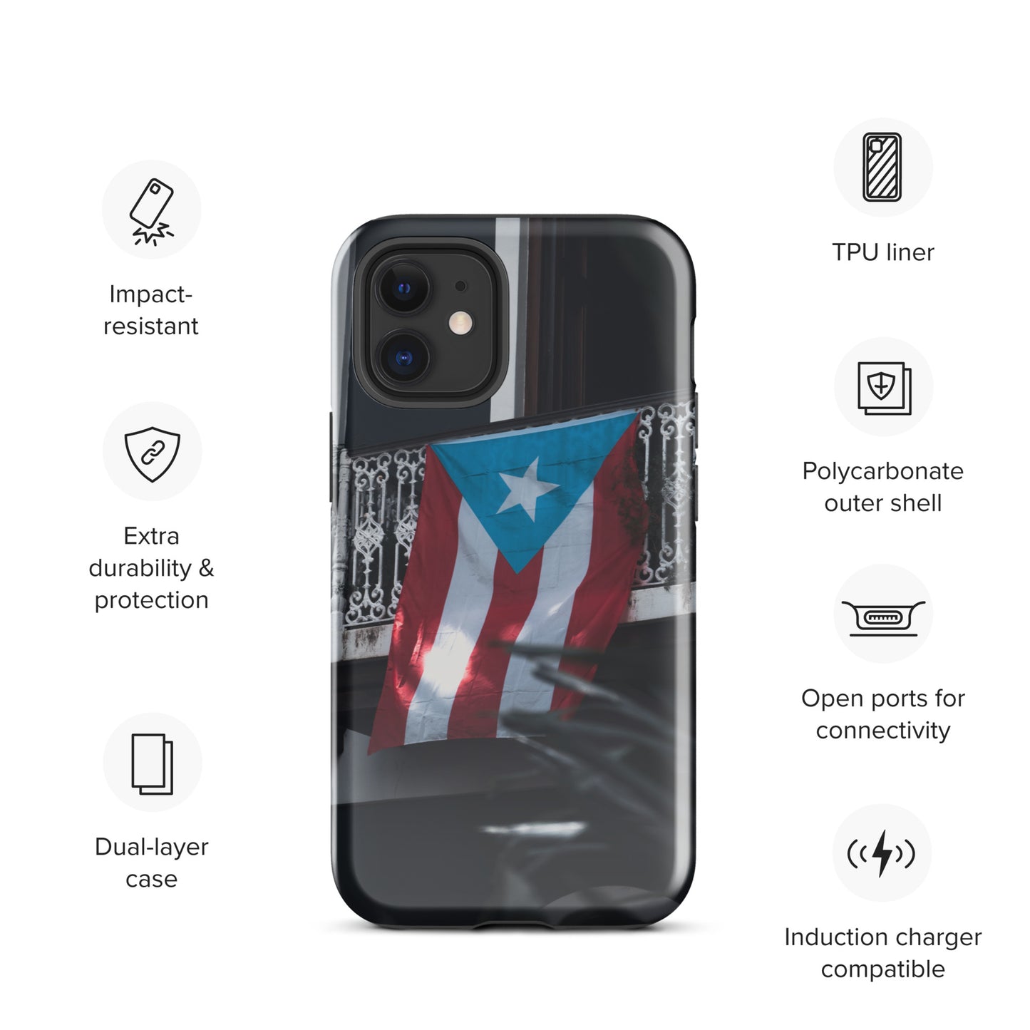 Puerto Rico Conmigo Tough Case for iPhone®