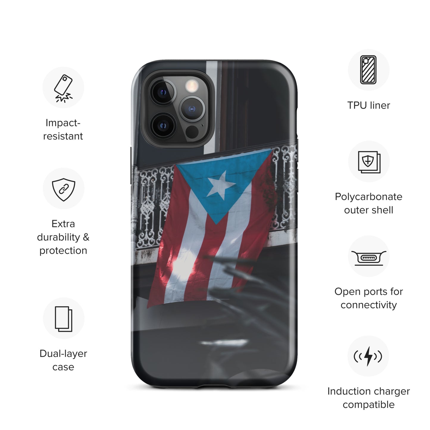 Puerto Rico Conmigo Tough Case for iPhone®