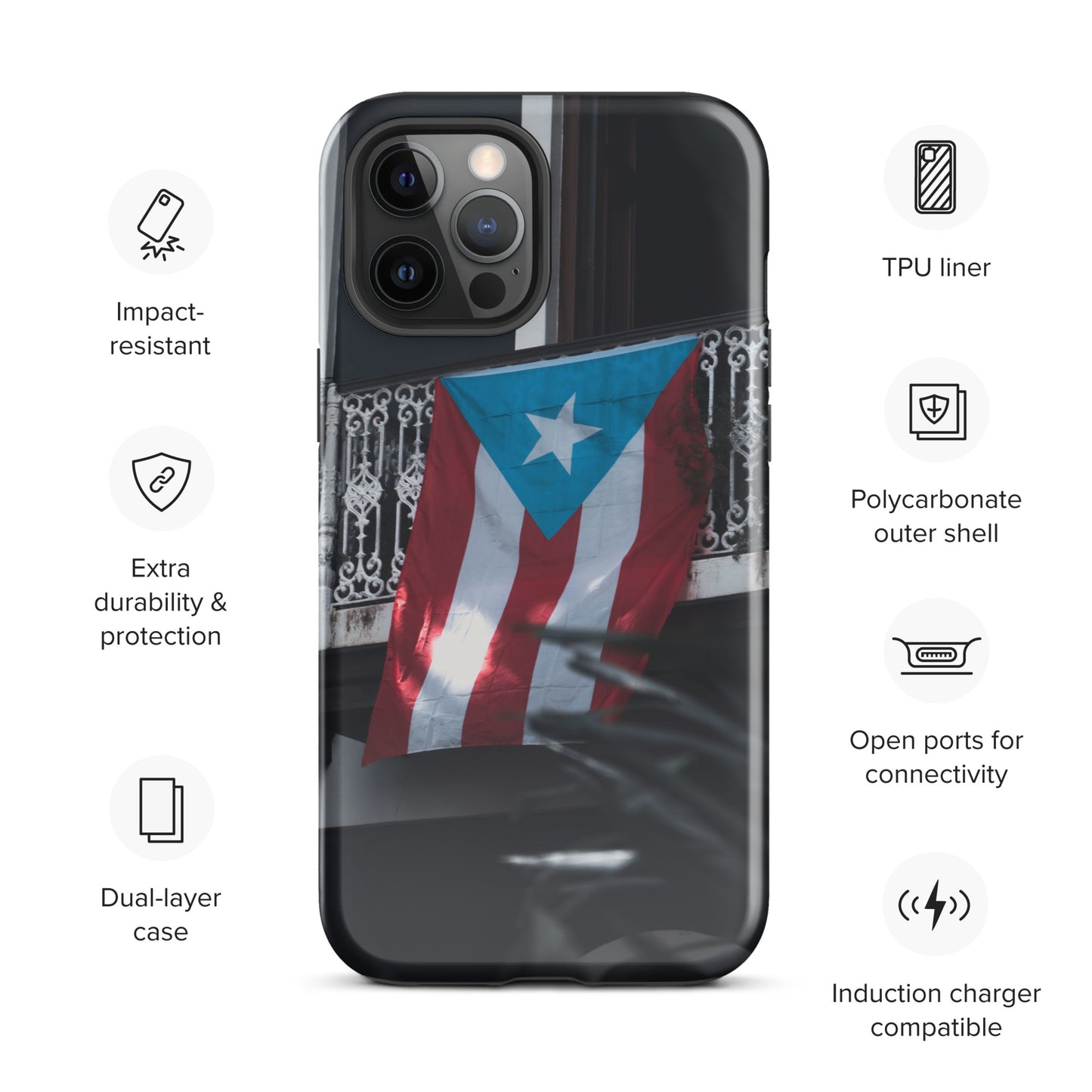 Puerto Rico Conmigo Tough Case for iPhone®