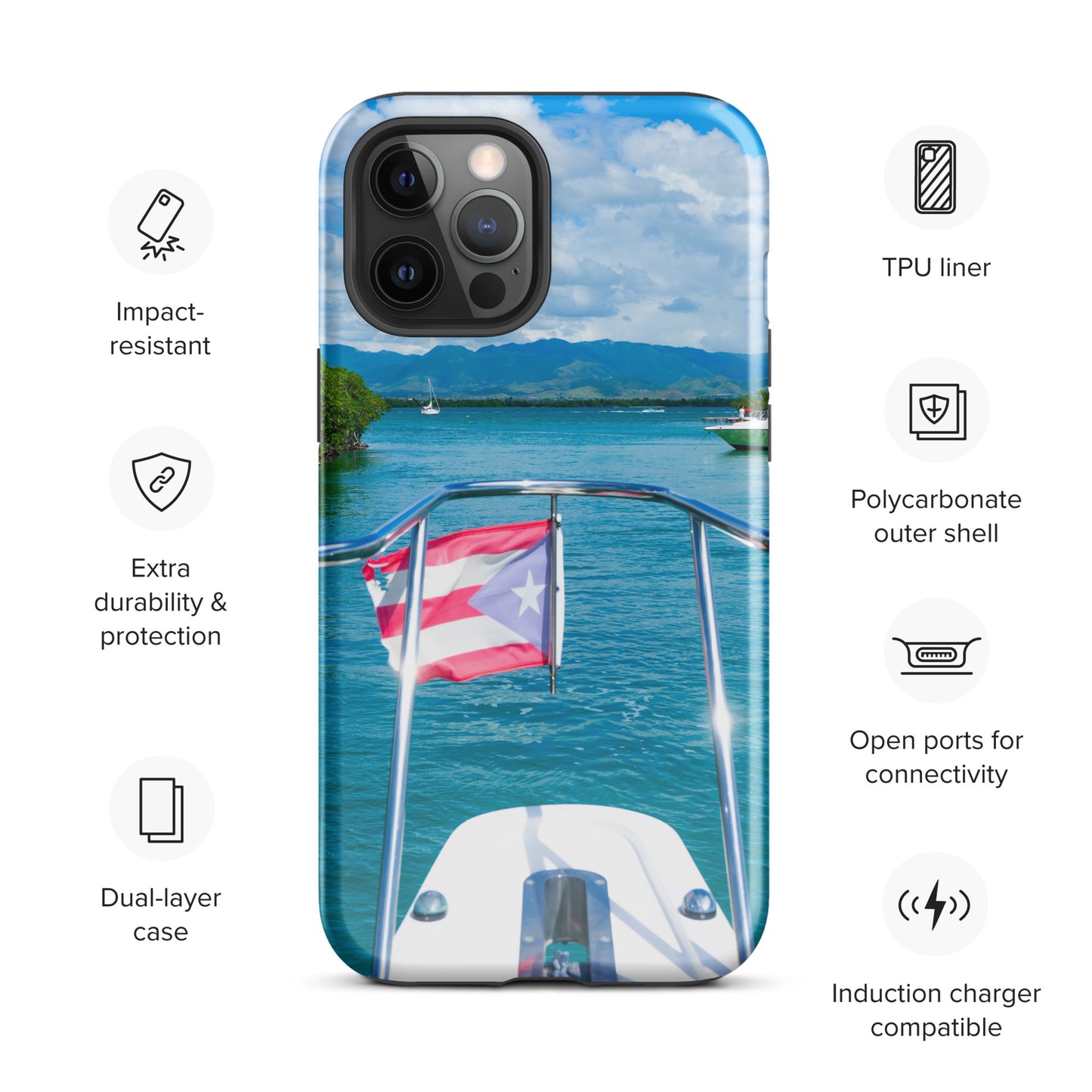 Puerto Rico Conmigo Tough Case for iPhone®