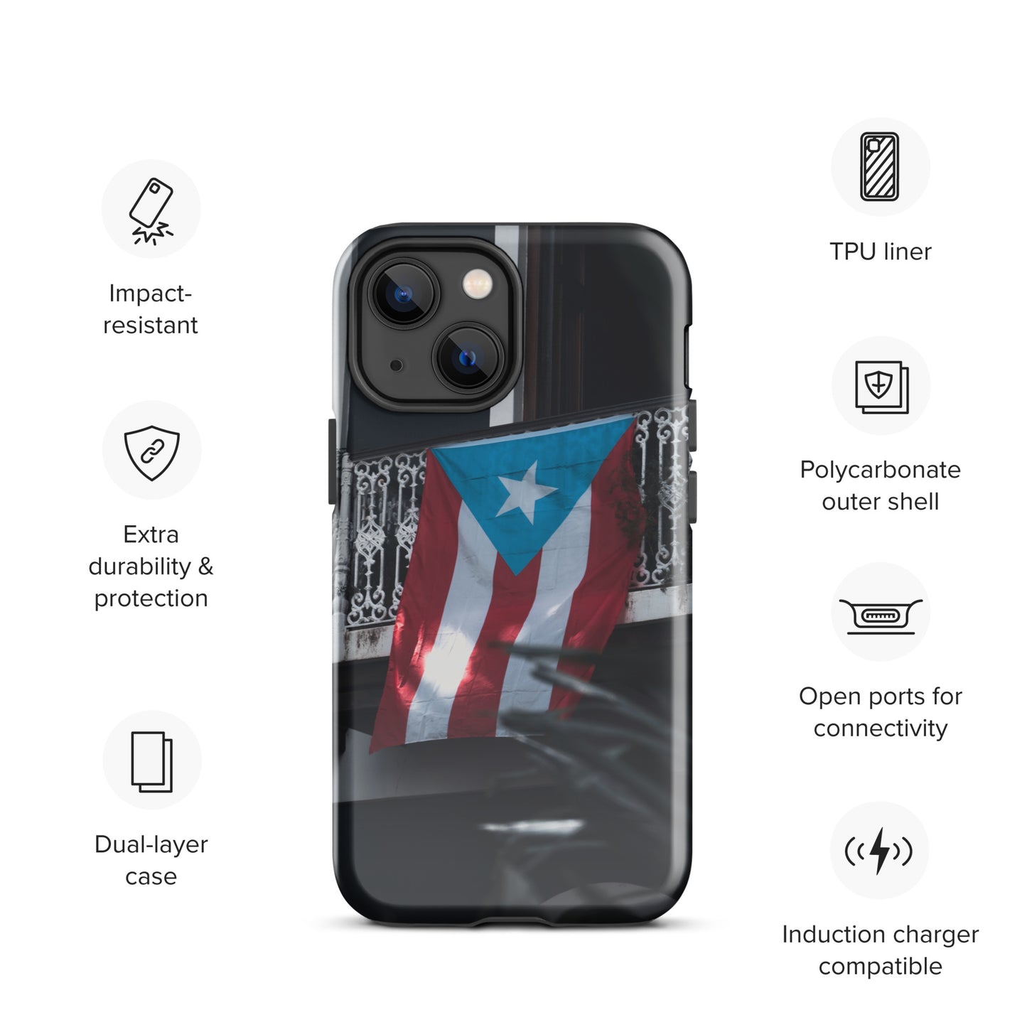 Puerto Rico Conmigo Tough Case for iPhone®