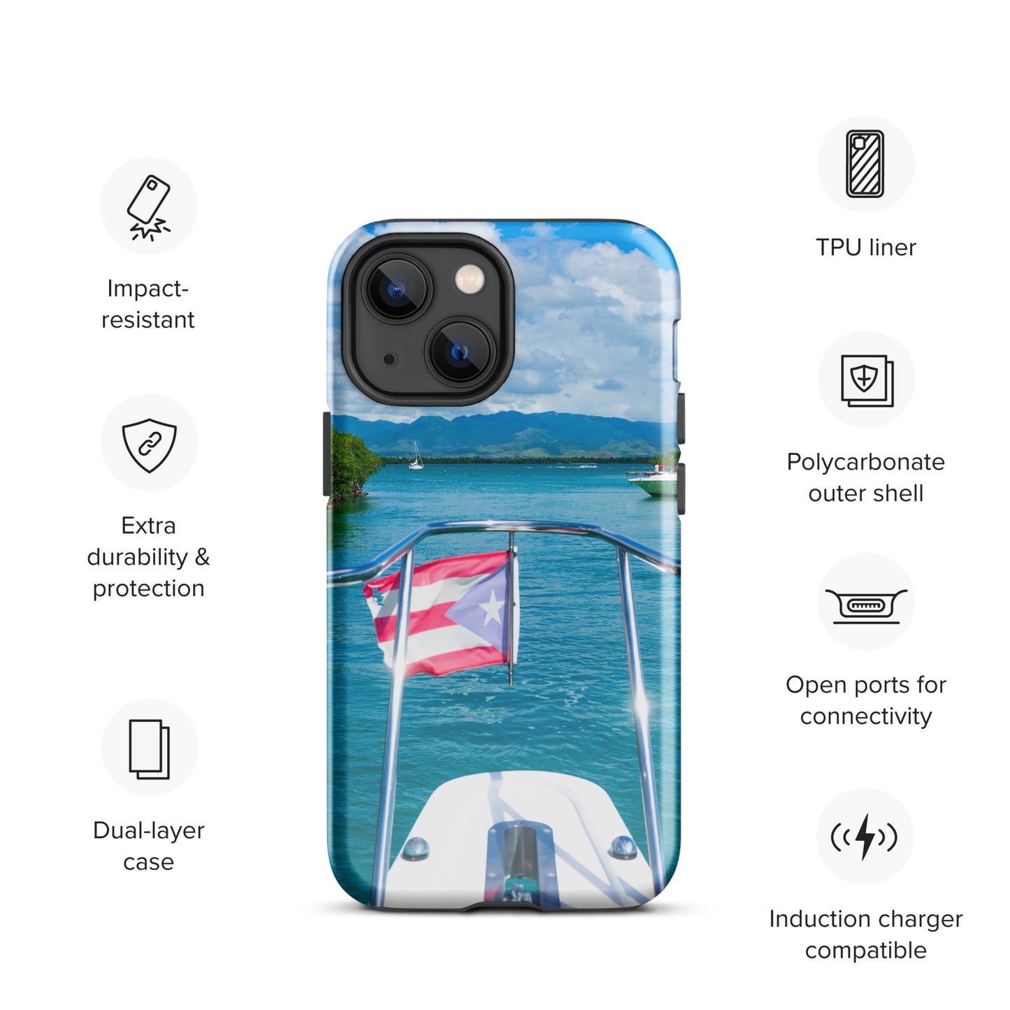 Puerto Rico Conmigo Tough Case for iPhone®