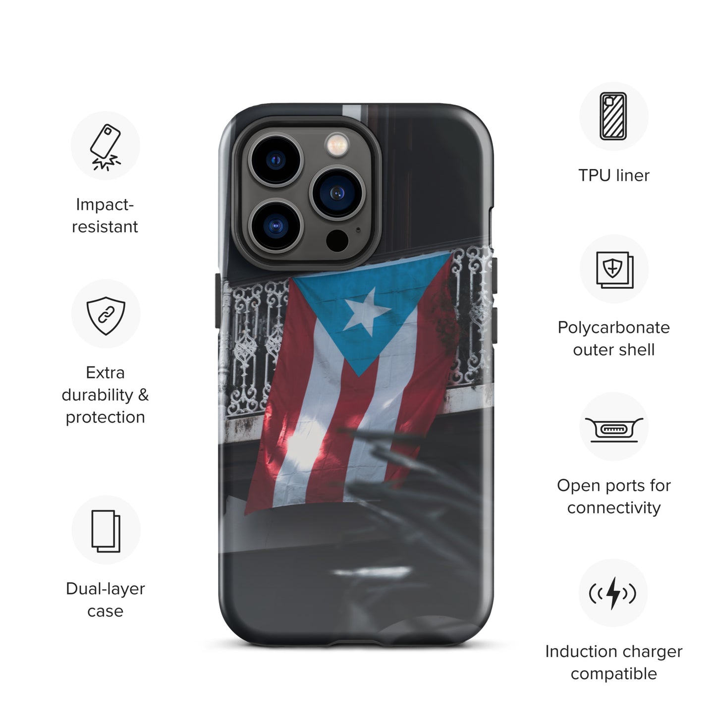 Puerto Rico Conmigo Tough Case for iPhone®