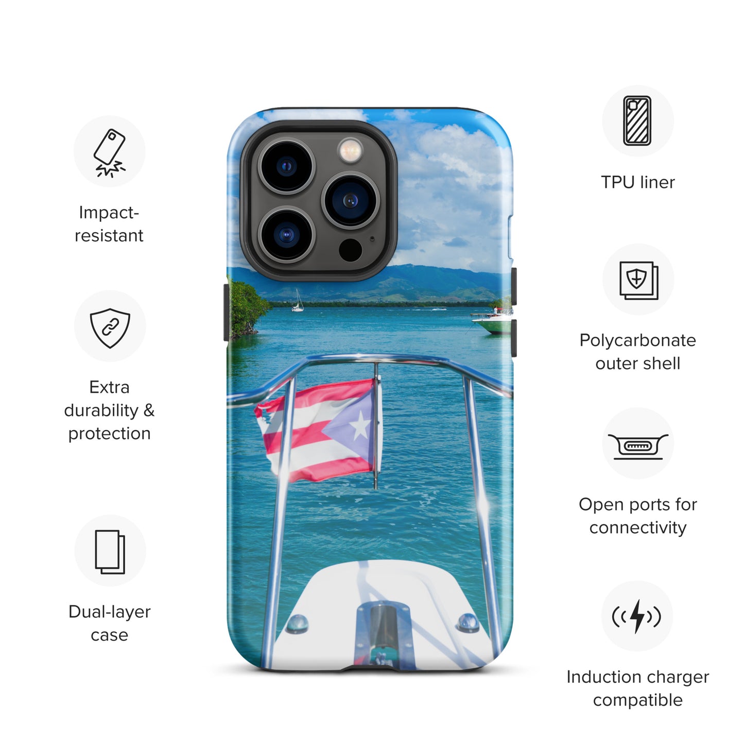 Puerto Rico Conmigo Tough Case for iPhone®