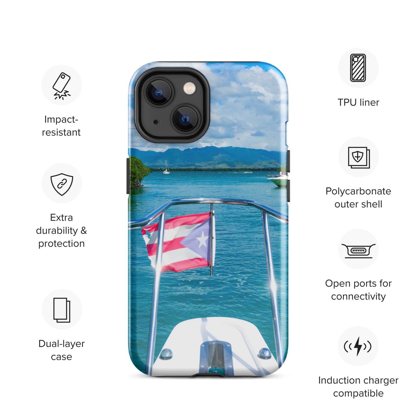 Puerto Rico Conmigo Tough Case for iPhone®