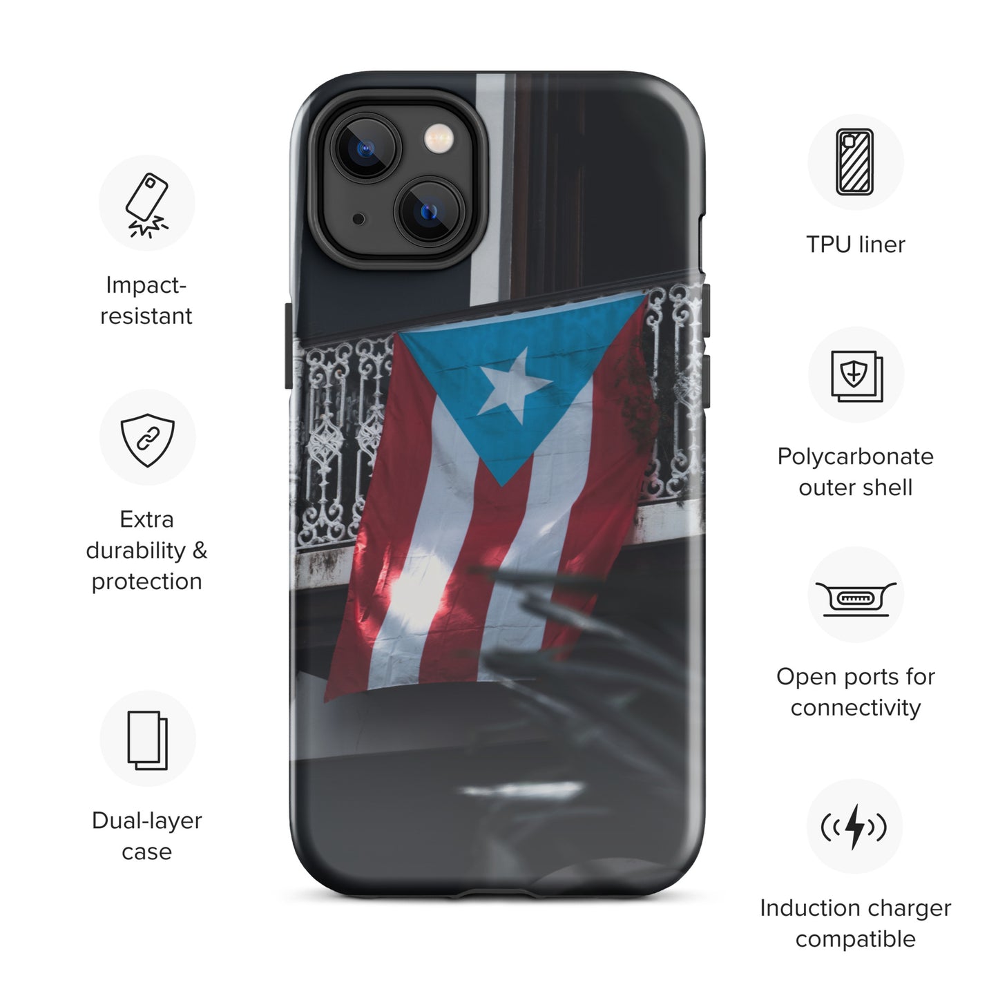 Puerto Rico Conmigo Tough Case for iPhone®