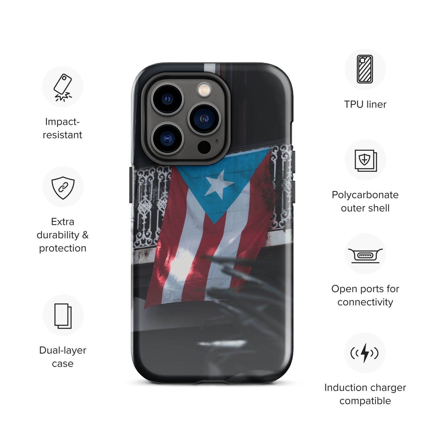 Puerto Rico Conmigo Tough Case for iPhone®