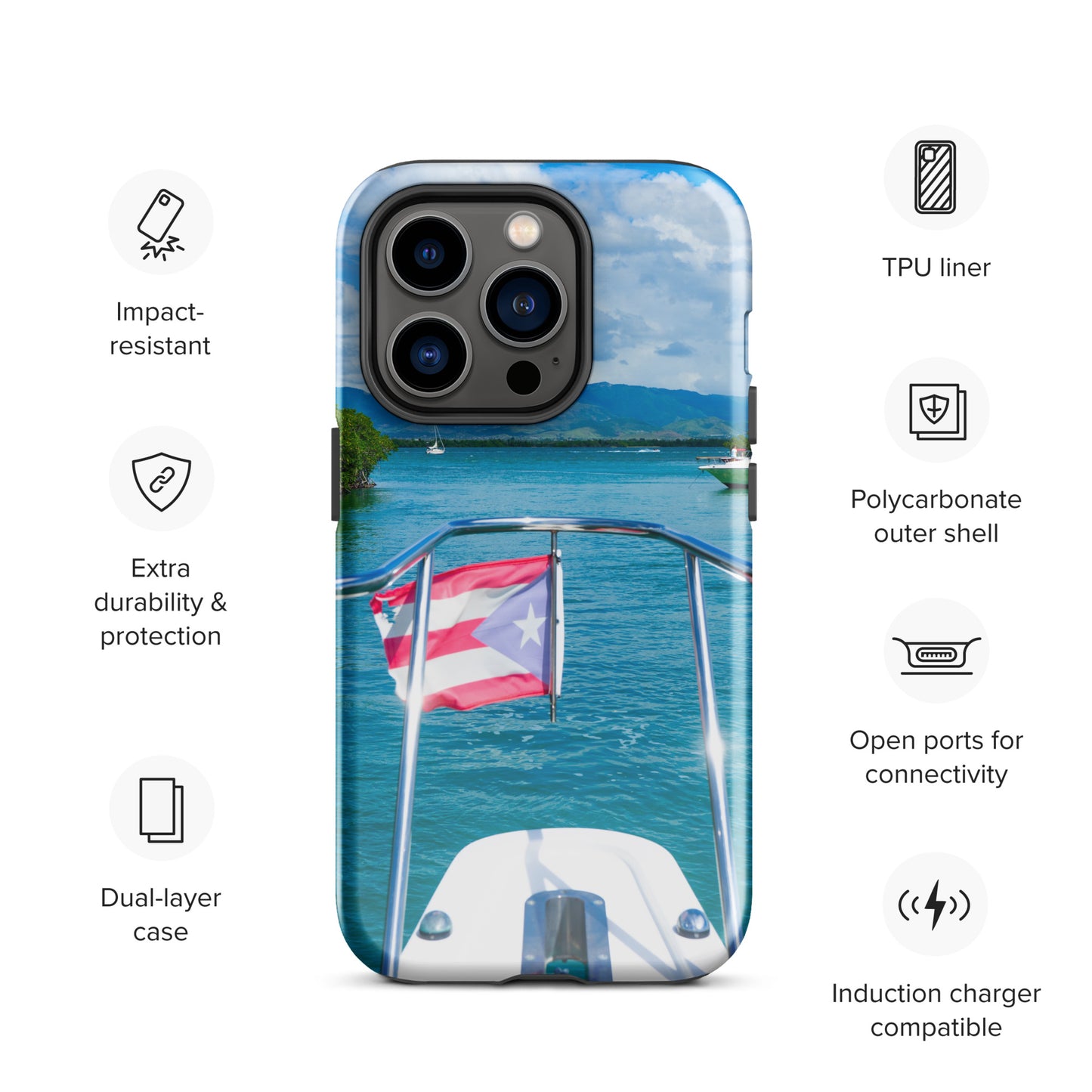 Puerto Rico Conmigo Tough Case for iPhone®