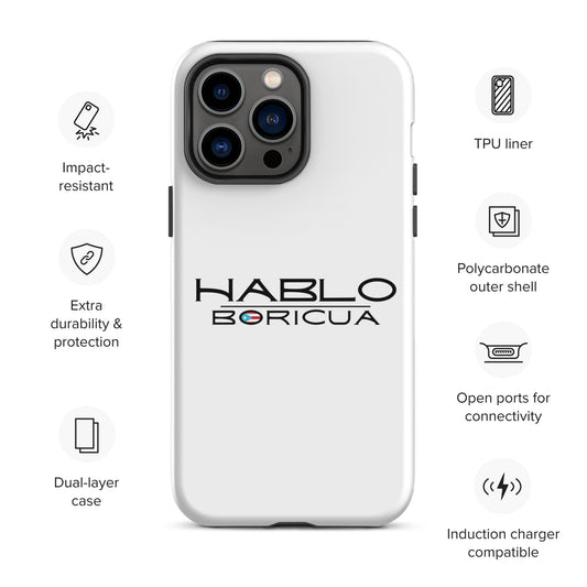 Hablo Boricua Tough Case for iPhone®