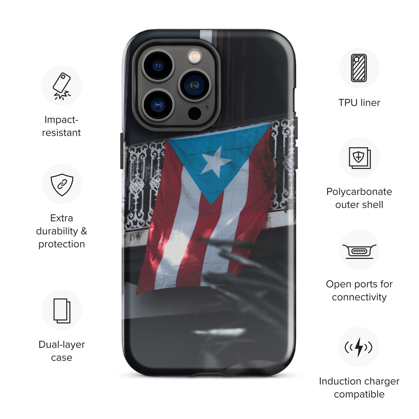 Puerto Rico Conmigo Tough Case for iPhone®