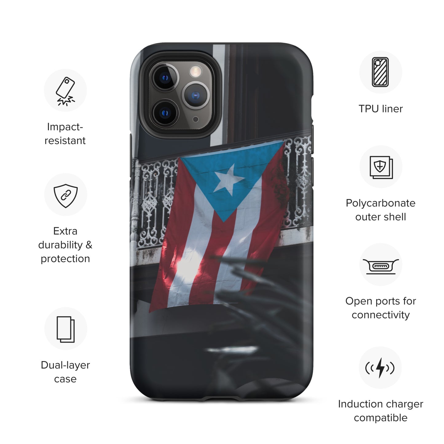 Puerto Rico Conmigo Tough Case for iPhone®