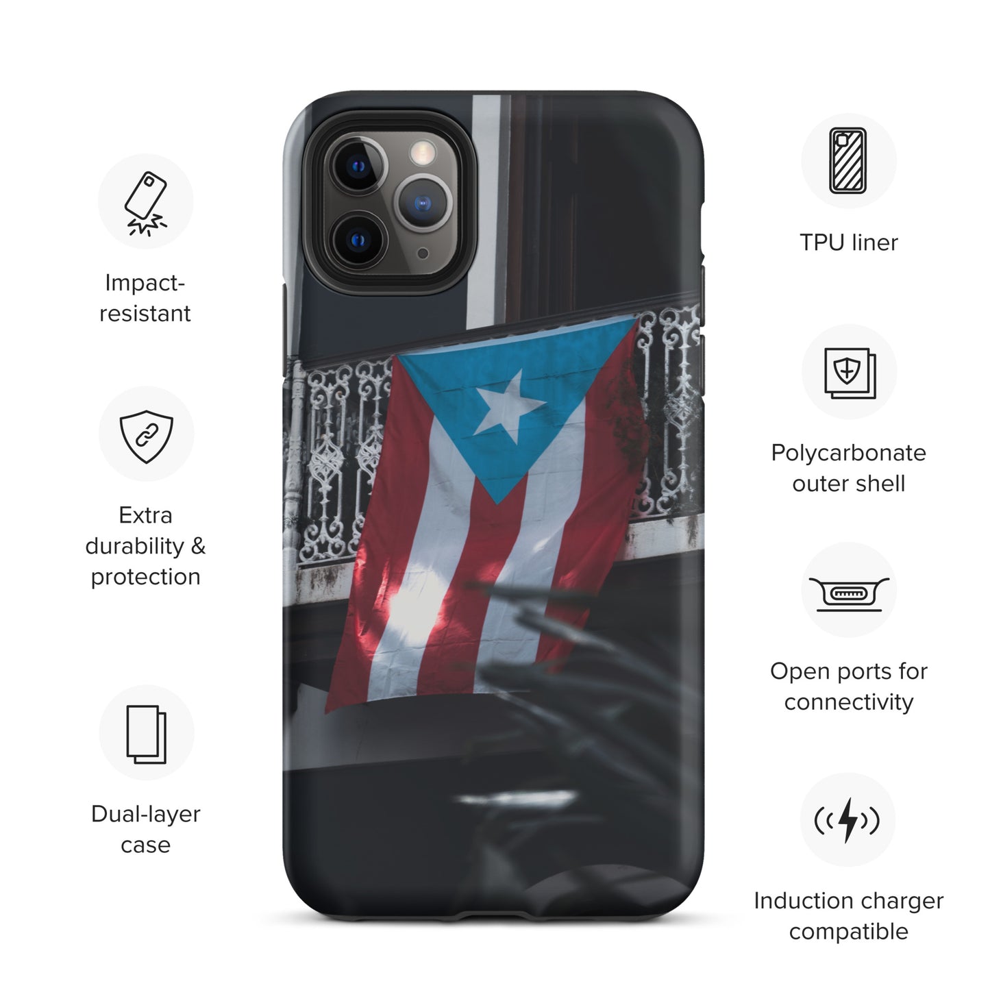 Puerto Rico Conmigo Tough Case for iPhone®