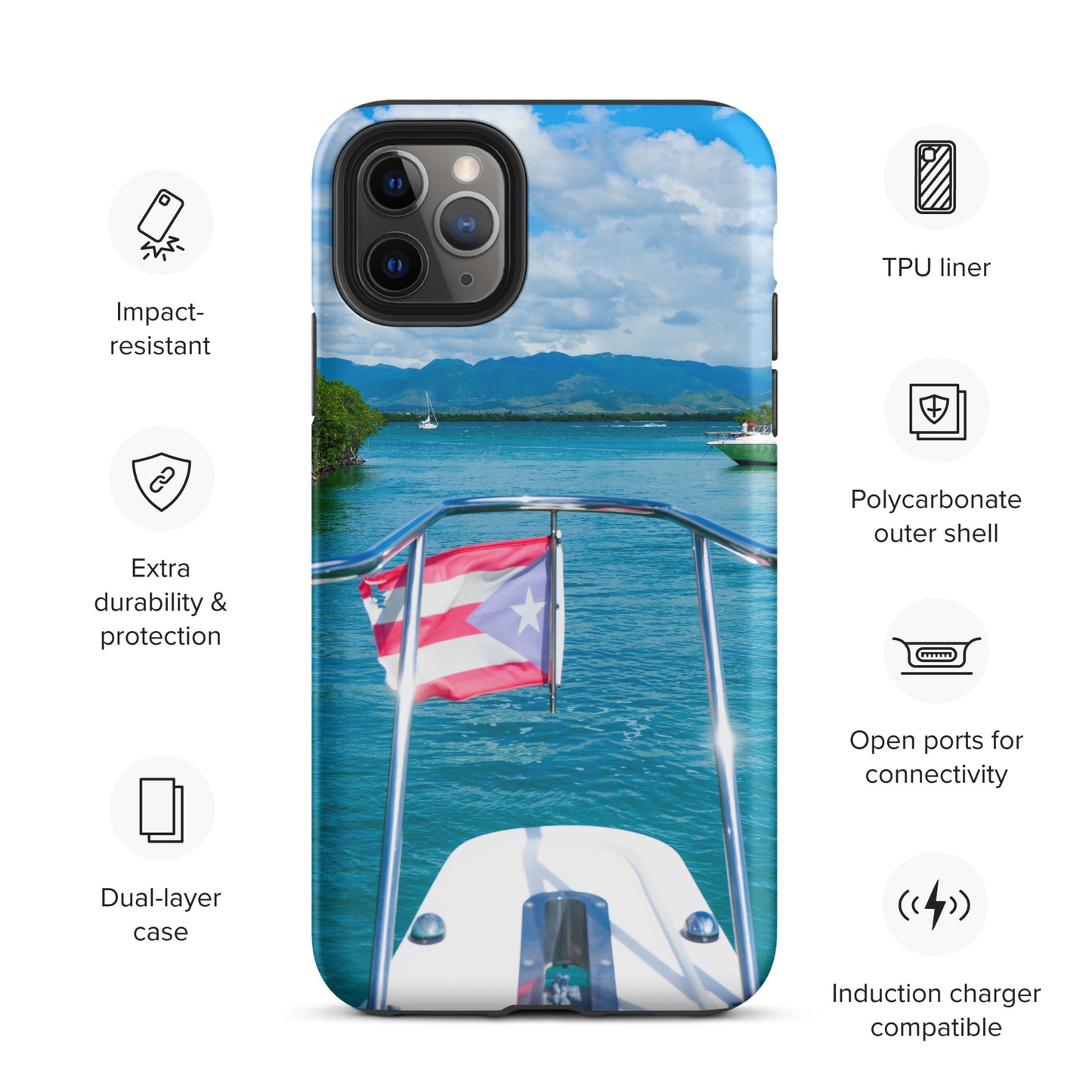 Puerto Rico Conmigo Tough Case for iPhone®