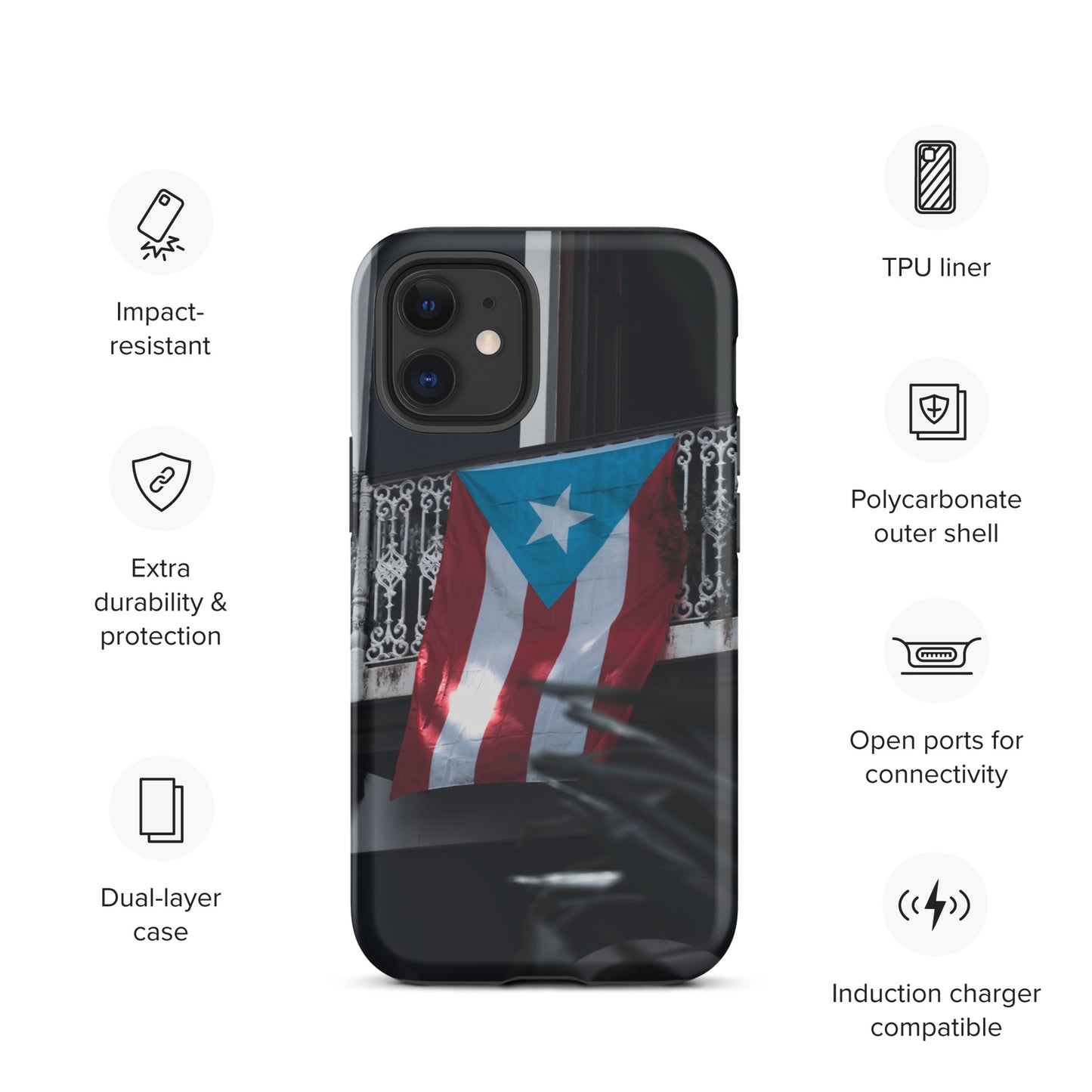 Puerto Rico Conmigo Tough Case for iPhone®