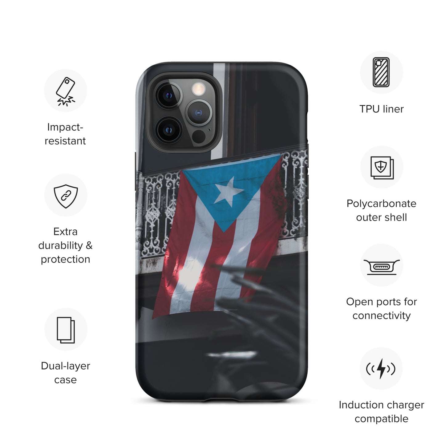 Puerto Rico Conmigo Tough Case for iPhone®