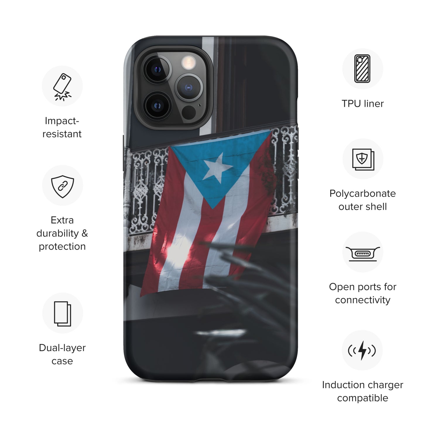 Puerto Rico Conmigo Tough Case for iPhone®