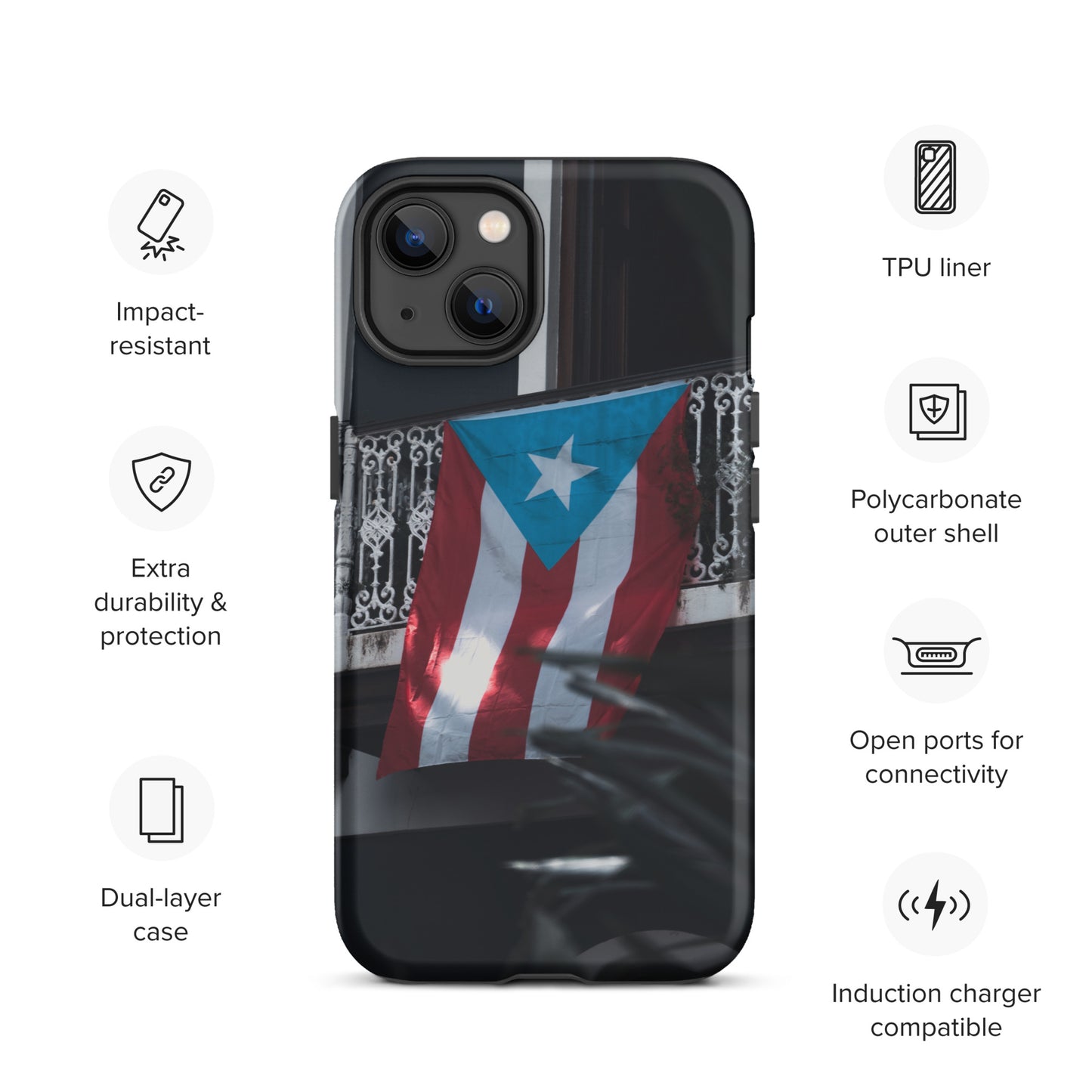 Puerto Rico Conmigo Tough Case for iPhone®