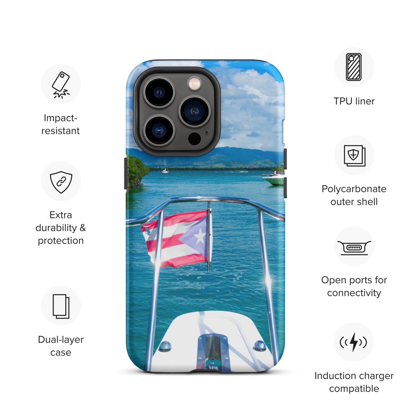 Puerto Rico Conmigo Tough Case for iPhone®