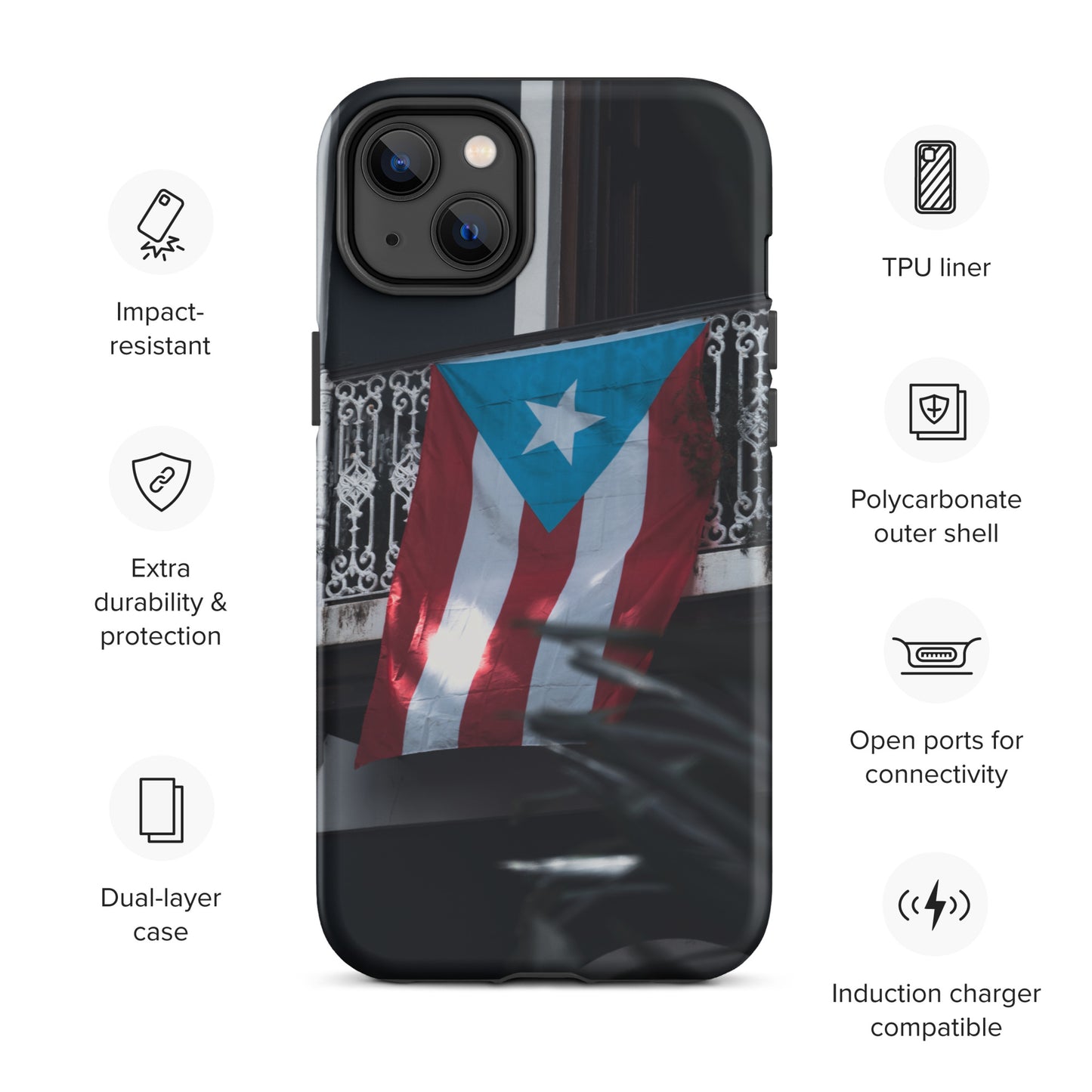 Puerto Rico Conmigo Tough Case for iPhone®