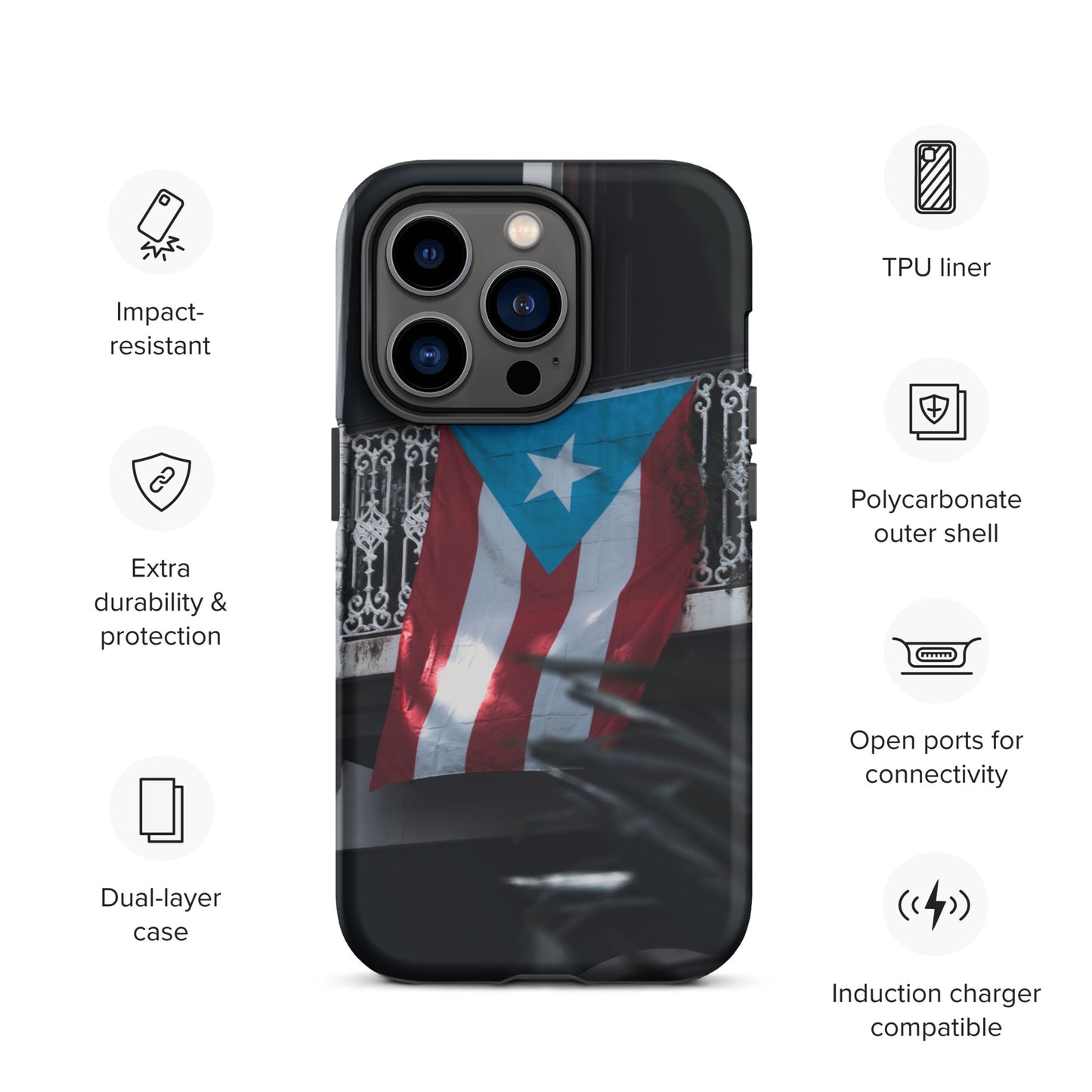 Puerto Rico Conmigo Tough Case for iPhone®