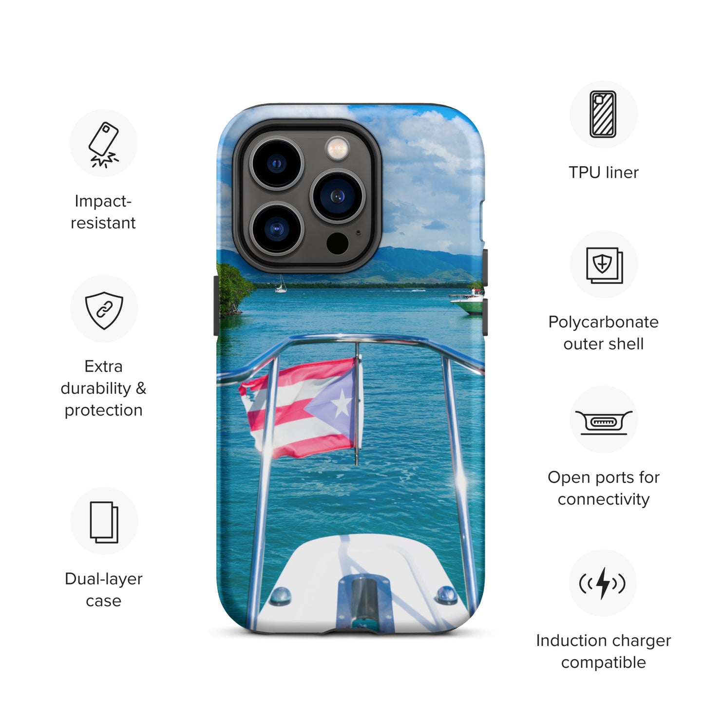 Puerto Rico Conmigo Tough Case for iPhone®